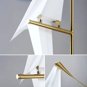 Arandela Dourada Origami - Neohousi