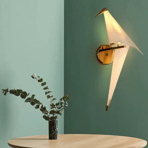 Arandela Dourada Origami - Neohousi