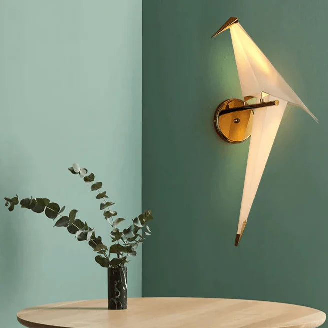 Arandela Dourada Origami - Neohousi