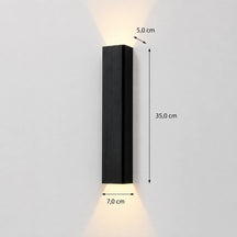 Detalhes da Arandela de Parede Linear LED Up Down Solen