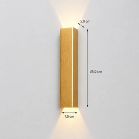 Arandela linear LED Solen, 35 cm, para parede interna