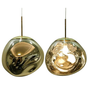 Conjunto Completo Lustre Pendente Moderno Luxuoso Lava Glass - Neohousi