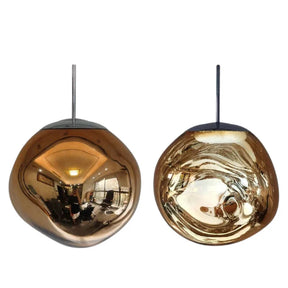 Conjunto Completo Lustre Pendente Moderno Luxuoso Lava Glass - Neohousi
