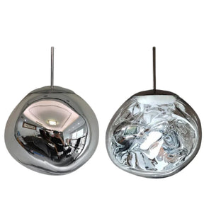 Conjunto Completo Lustre Pendente Moderno Luxuoso Lava Glass - Neohousi