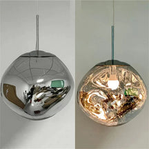 Conjunto Completo Lustre Pendente Moderno Luxuoso Lava Glass - Neohousi