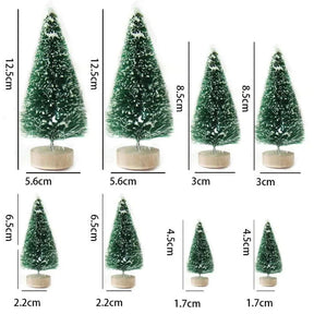 Conjunto Mini Árvores de Natal - Neohousi