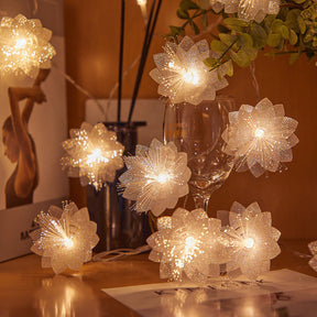 Cordão de Luz Led com Flores - Neohousi