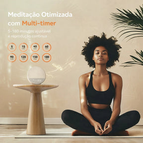 Despertador Sunrise Pro™ com Luz de Amanhecer, 30 Sons Relaxantes, Bluetooth e Luminária Noturna LED