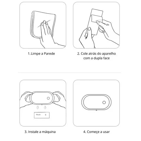 Dispenser Elétrico de Sabão Recarregável - Neohousi
