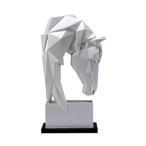 Escultura Decorativa Cavalo Geométrico - Neohousi