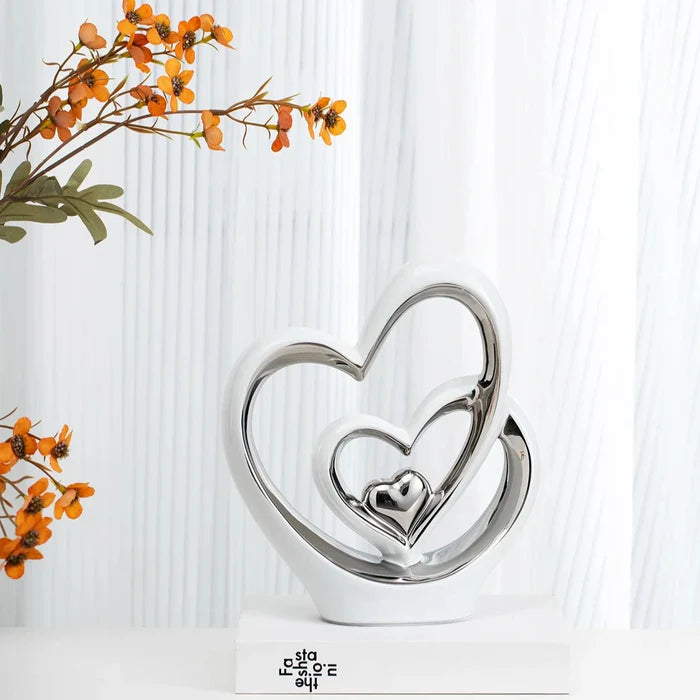 Escultura Decorativa de Coração - Neohousi