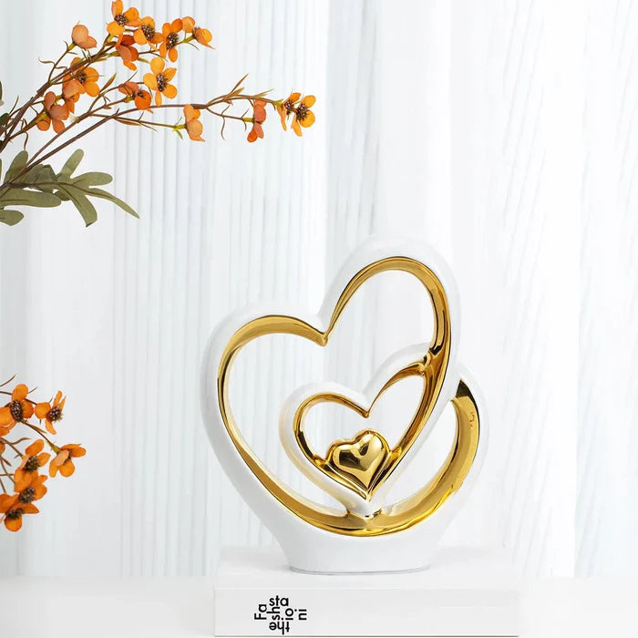 Escultura Decorativa de Coração - Neohousi