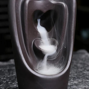 Escultura Decorativa Paixão com Porta Incenso - Efeito Cascata - Neohousi