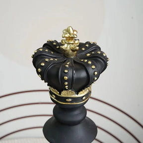 Estatueta Decorativa Peças de Xadrez em Resina - Neohousi