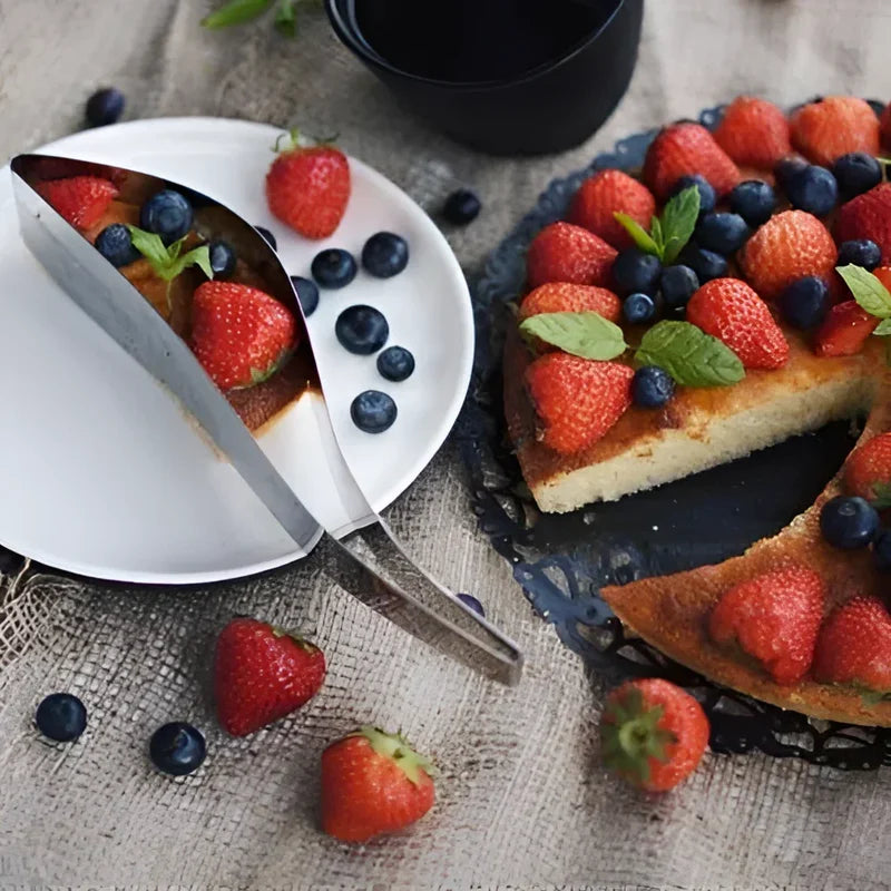 Fatiador de Bolo Aço Inox 304 Design Europeu para Festas e Confeitaria - Neohousi