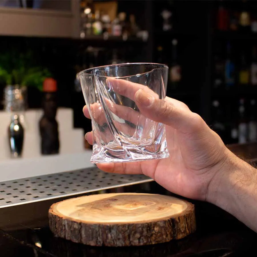 Jogo 6 Copos de Whisky Cristal Helix Hauskraft - Neohousi