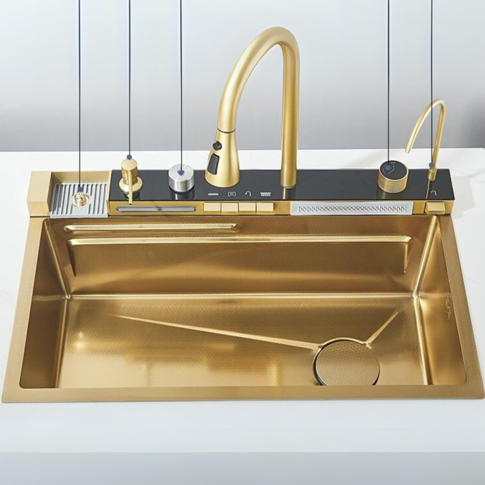 Kit Cuba Gourmet AquaTech Smart Pro Aço Inox com Torneira Flexível - Neohousi