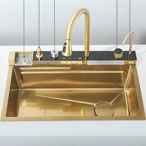 Kit Cuba Gourmet AquaTech Smart Pro Aço Inox com Torneira Flexível - Neohousi