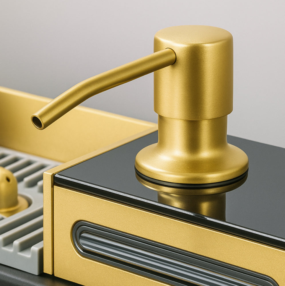 Kit Cuba Gourmet AquaTech Smart Pro Aço Inox com Torneira Flexível - Neohousi