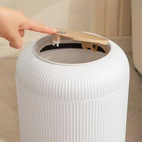 Lixeira Decorativa Automática Madeira com Sensor 10L