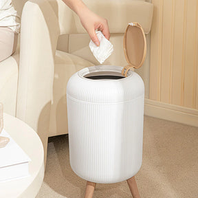 Lixeira Decorativa Automática Madeira com Sensor 10L