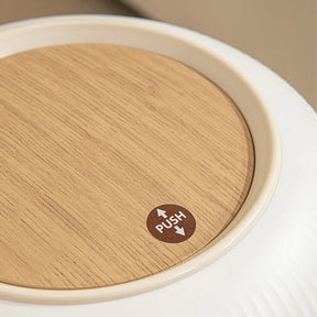 Lixeira Decorativa Automática Madeira com Sensor 10L