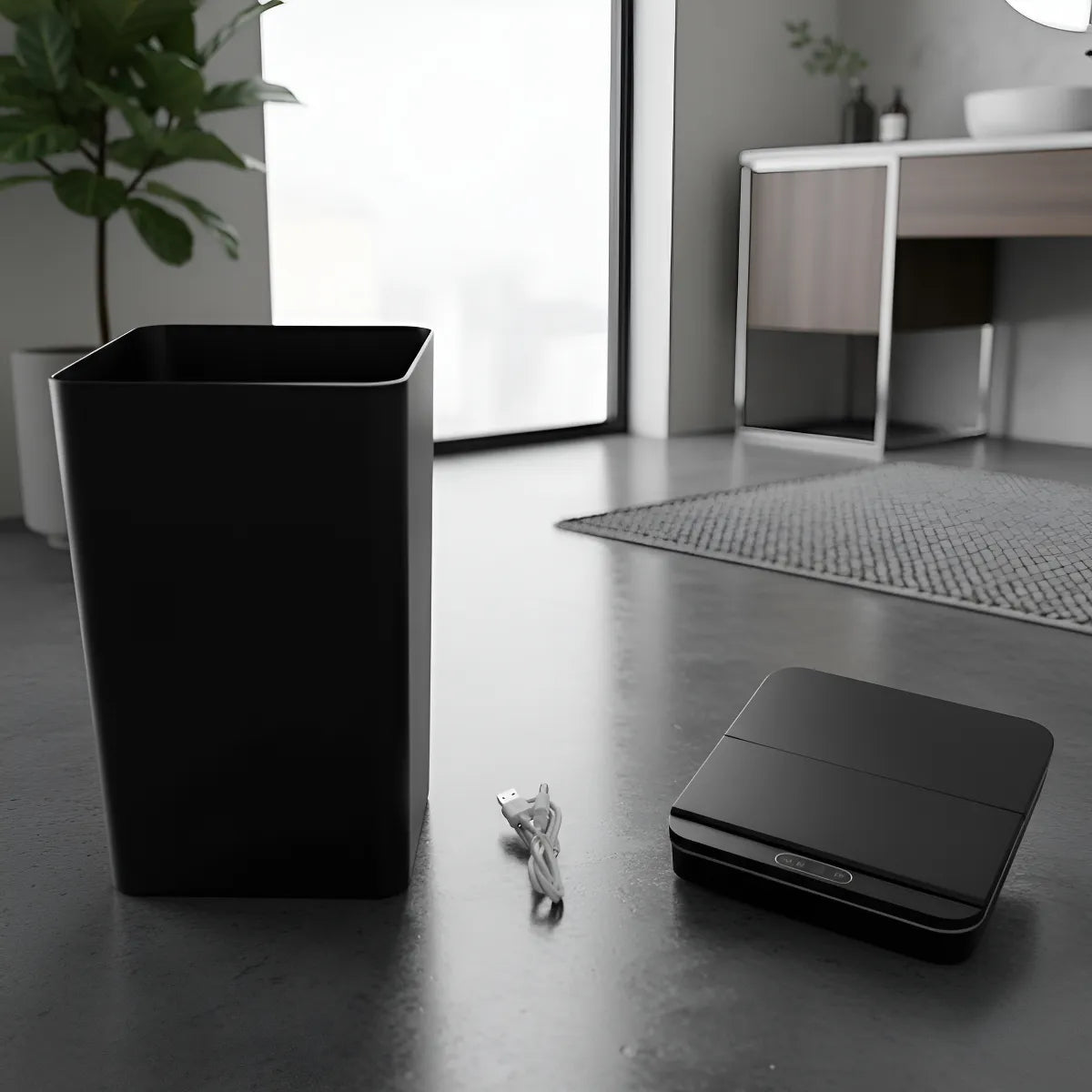 Lixeira Inteligente SmartBin com Sensor de Movimento Recarregável USB - Neohousi