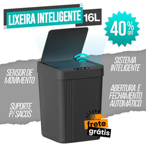 Lixeira Inteligente SmartBin com Sensor de Movimento Recarregável USB - Neohousi