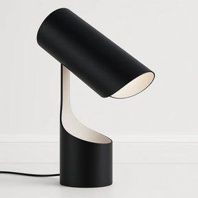 Luminária de Mesa Moderna Minimalista Metal Preto Helyx