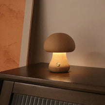 Luminária de Mesa Mushroom Led Recarregável com 3 Cores - Neohousi