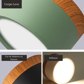 Luminária de Teto Plafon Boreal - Neohousi