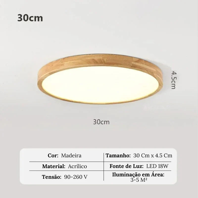 Luminária de Teto Plafon Oak - Neohousi