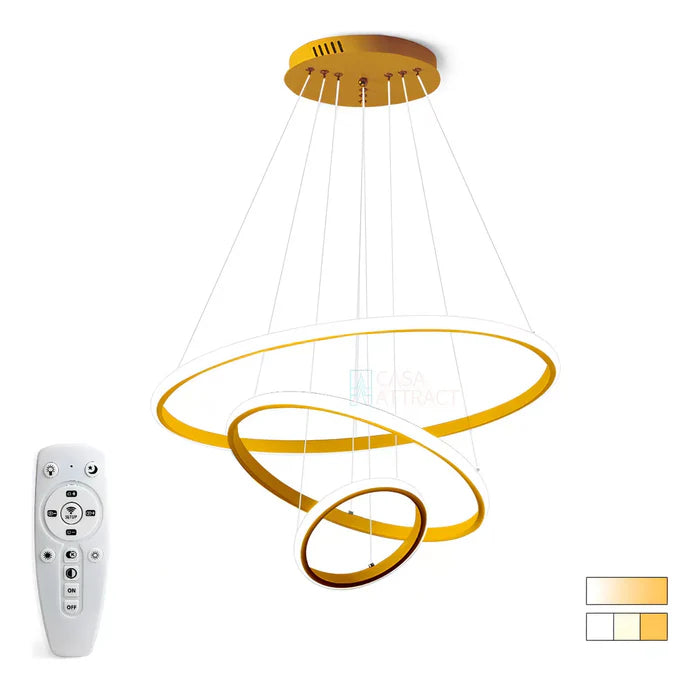 Lustre Pendente Nexus em LED com Controle Remoto - Neohousi