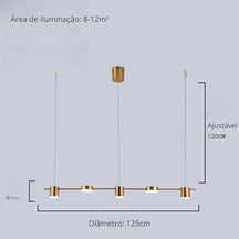 Lustre Pendente Moderno Manhattan - Neohousi
