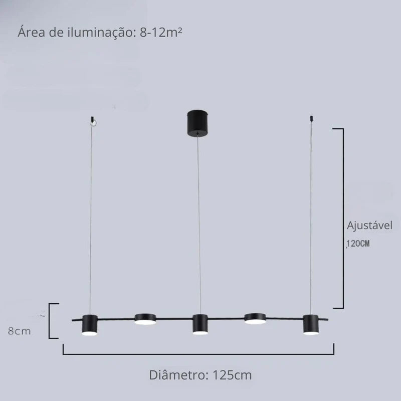 Lustre Pendente Moderno Manhattan - Neohousi