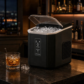 Máquina de Gelo Portátil Turbo Ice para Casa, Bar e Área Gourmet