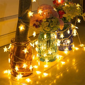 Pisca Pisca Estrela Led 20 Luzes 4 Metros para Decoração de Natal - Neohousi