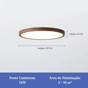 Plafon Led Essence Wood - Neohousi