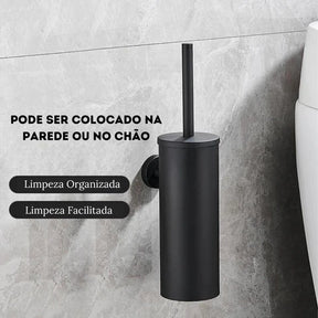 Porta Escova de Banheiro em Inox - Neohousi
