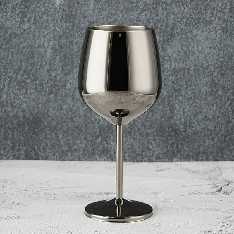 Taça de Vinho Colorida Inox Inquebrável - Neohousi