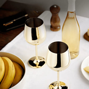 Taça de Vinho Colorida Inox Inquebrável - Neohousi