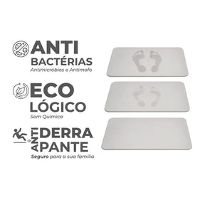 Tapete de Pedra Diatomita Neohousi - Secagem Instantânea