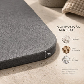 Tapete de Pedra Diatomita para Banheiro com Secagem Rápida Drystone™