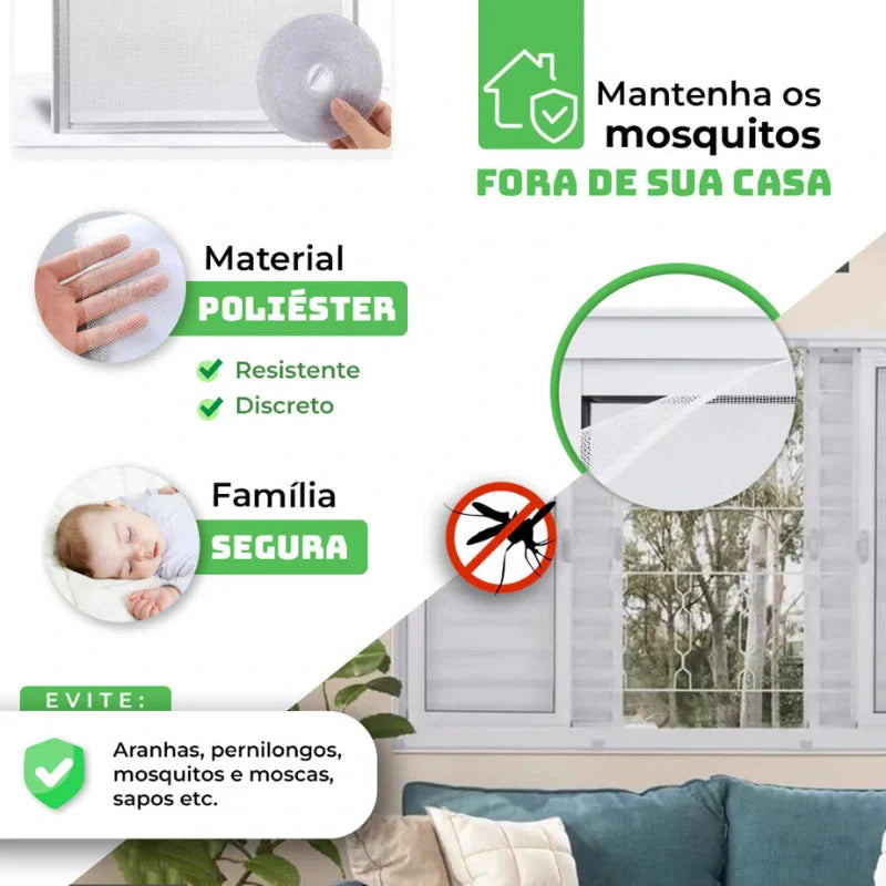 Tela Mosquiteira para Janelas MaxSafe