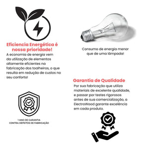 Toalheiro Térmico TowelPro Aquece e Seca Toalhas - Neohousi