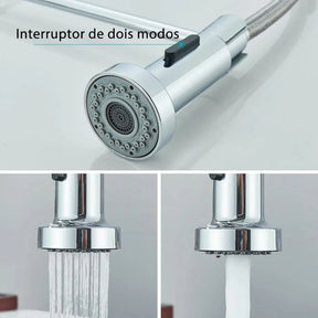 Torneira Gourmet Cozinha Vienna Com Extensor Quente e Frio - Neohousi