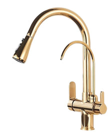 Torneira Gourmet Cozinha Milano Monocomando com Filtro de Água e Jato Extensível - Neohousi