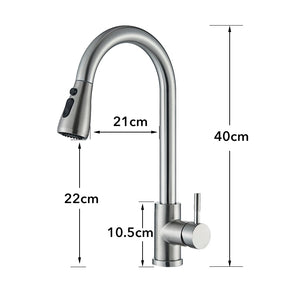 Torneira Gourmet Cozinha Nereus com Controle de Temperatura e Extensor - Neohousi