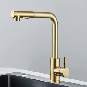 Torneira Gourmet Cozinha Helsinki Retrátil 360º Monocomando Pulverizador Dupla Misturador - Neohousi