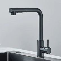 Torneira Gourmet Cozinha Helsinki Retrátil 360º Monocomando Pulverizador Dupla Misturador - Neohousi